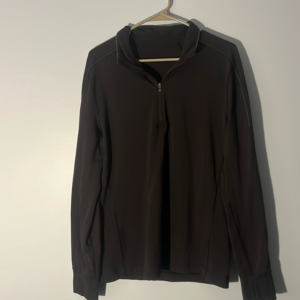 Lululemon men’s athletic quarter zip jacket